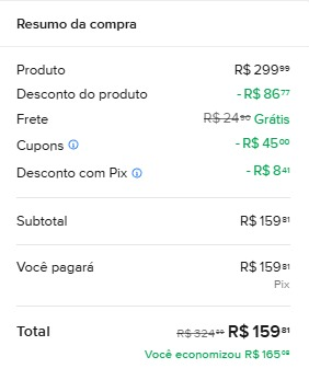 Print de um membro: desconto do grupo aplicado no checkout